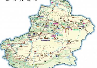 新疆旅游地图新疆旅游交通地图新疆旅游交通图新疆旅游攻略新疆自驾游攻略